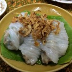 #1 dish I had in all of Thailand - fresh spring rolls with pork and shallot